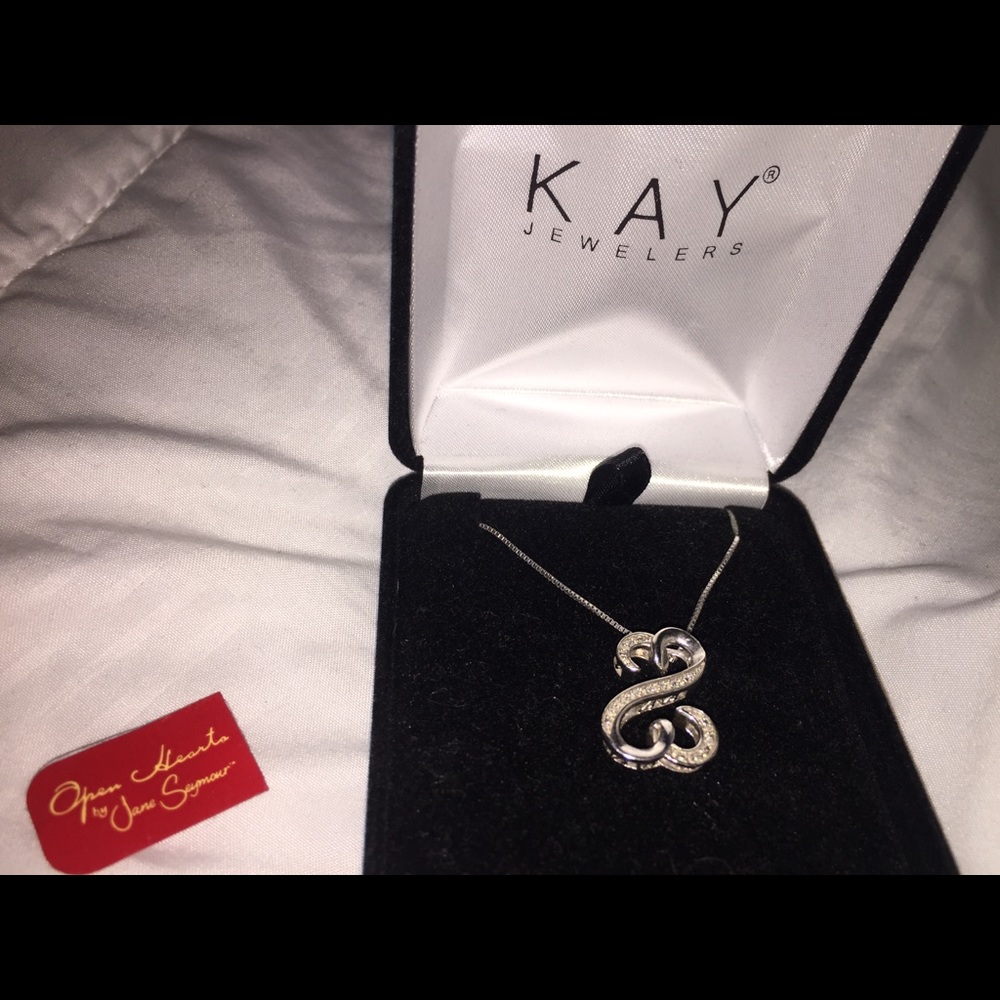 Kay jewelers open heart necklace